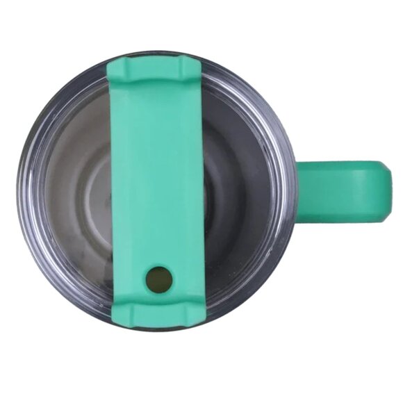 40 Oz Shimmer Tumbler Handle Mug Mint Green NWT - Picture 2 of 2